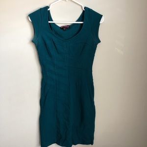 BETSEY JOHNSON teal green dress.